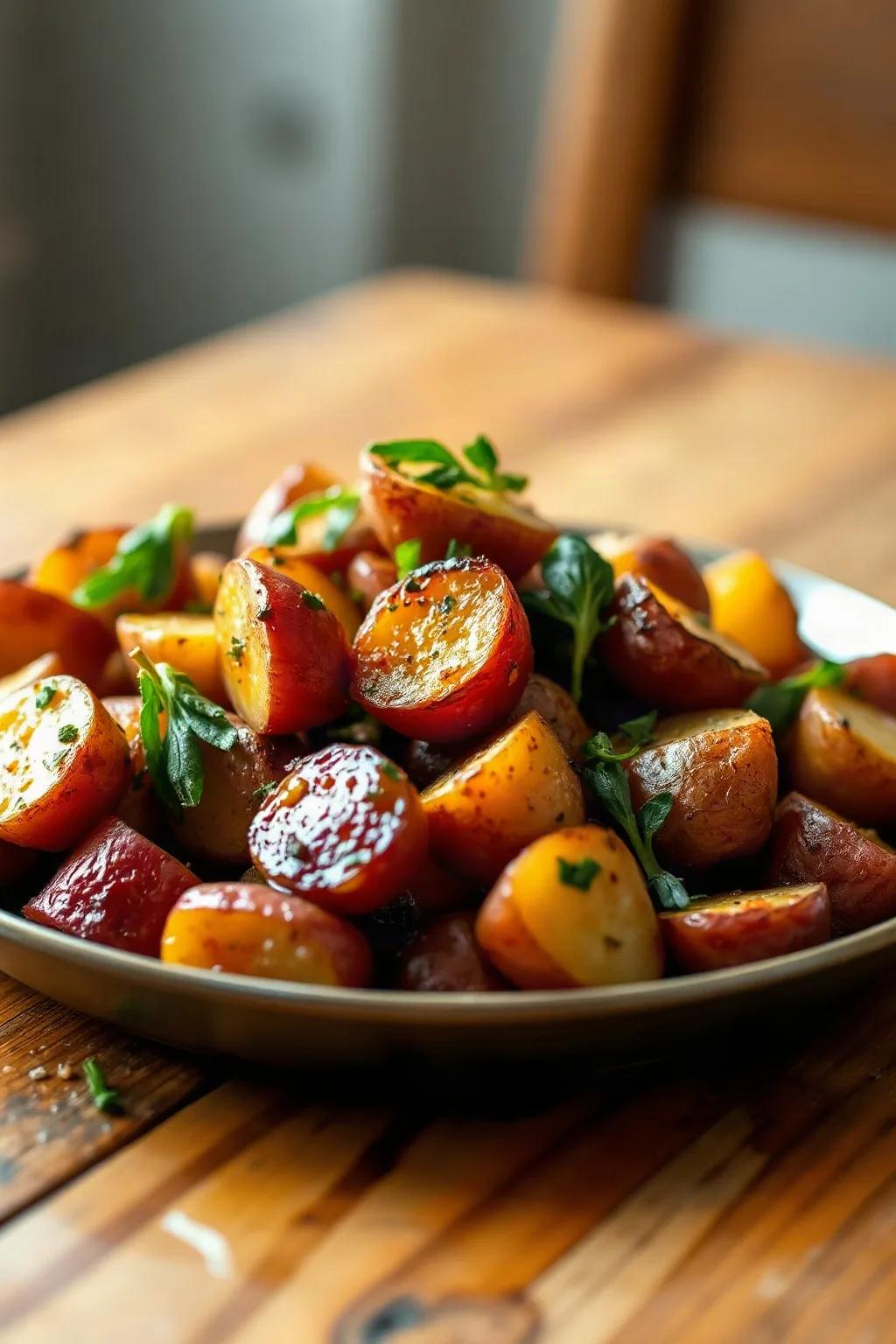 Honey Roasted Red Potatoes