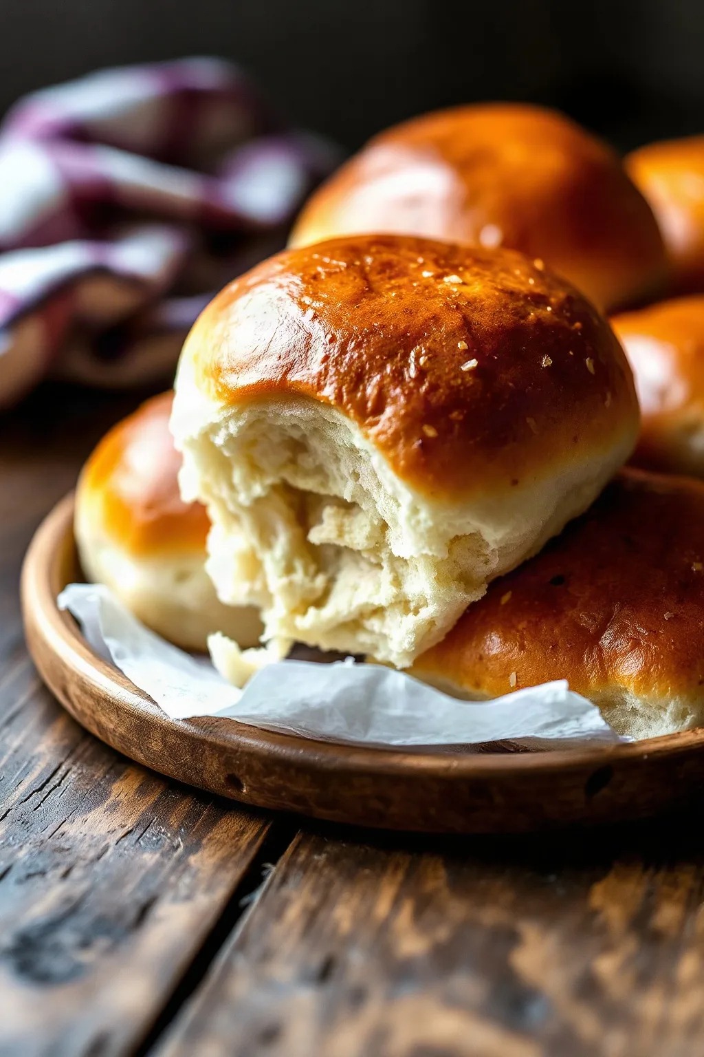 Fluffy Homemade Pan Rolls