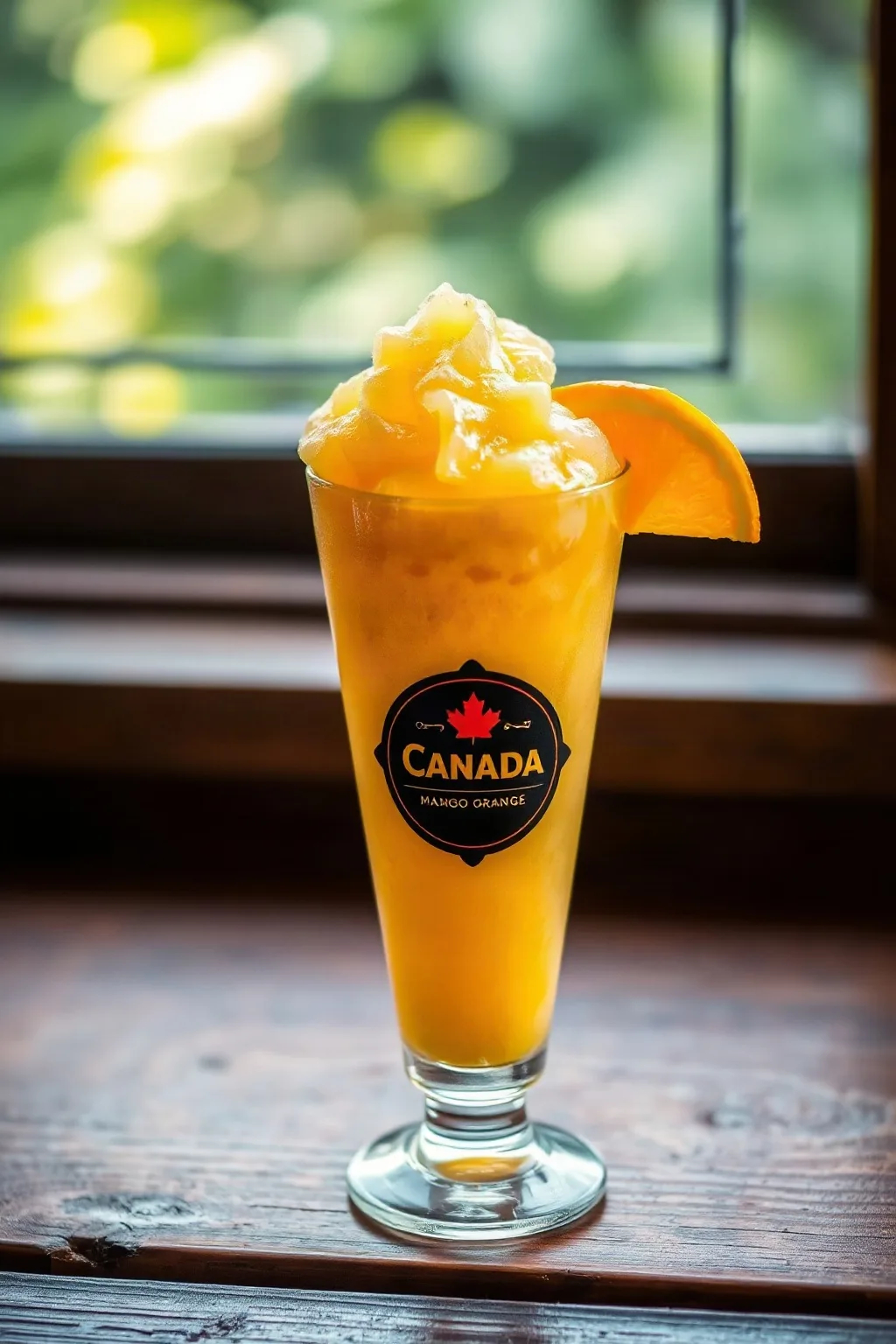 Slush à la mangue et à l'orange