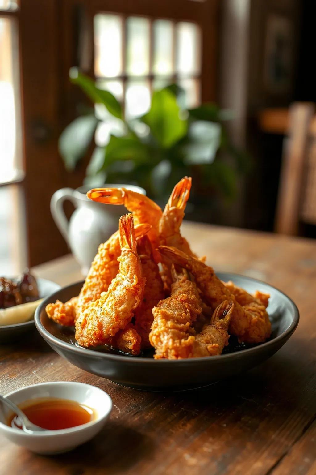 Camarones Fritos al Estilo Japonés