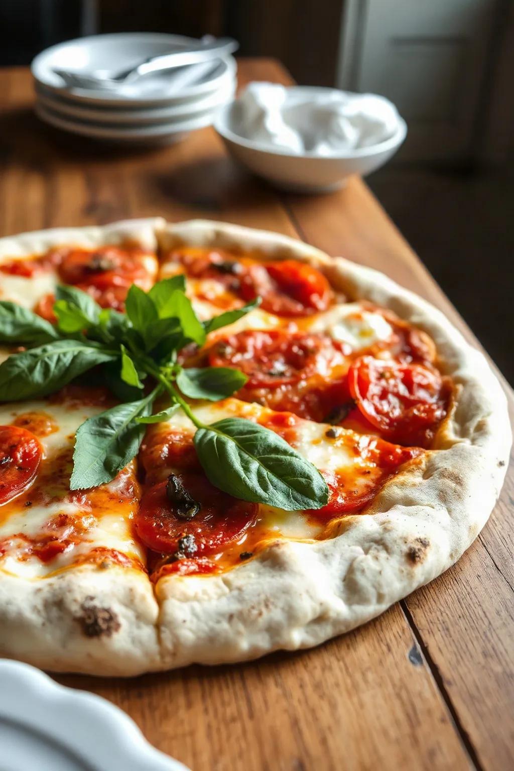 Pâte à pizza mince classique