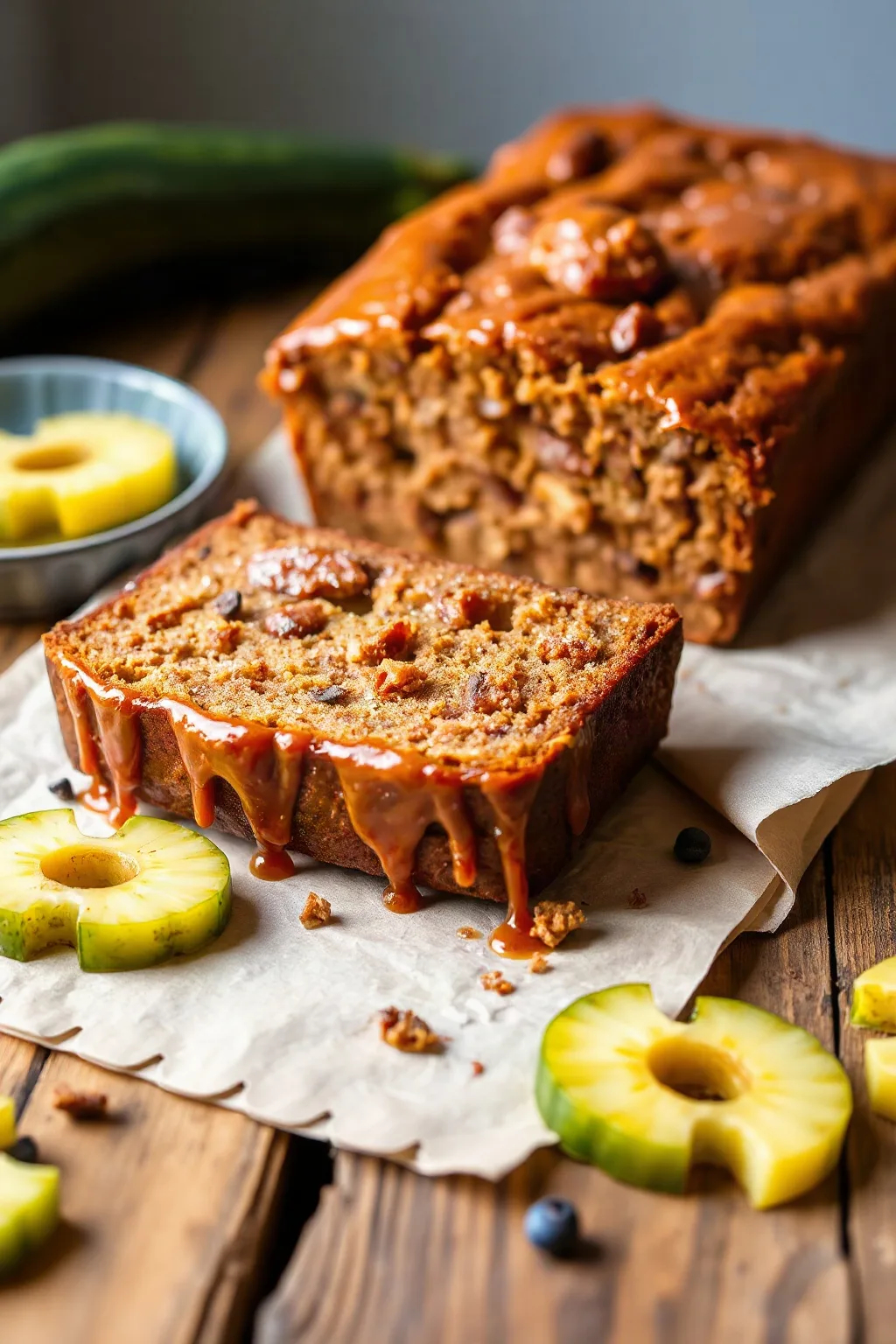 Pain aux courgettes et ananas: Moelleux et délicieux