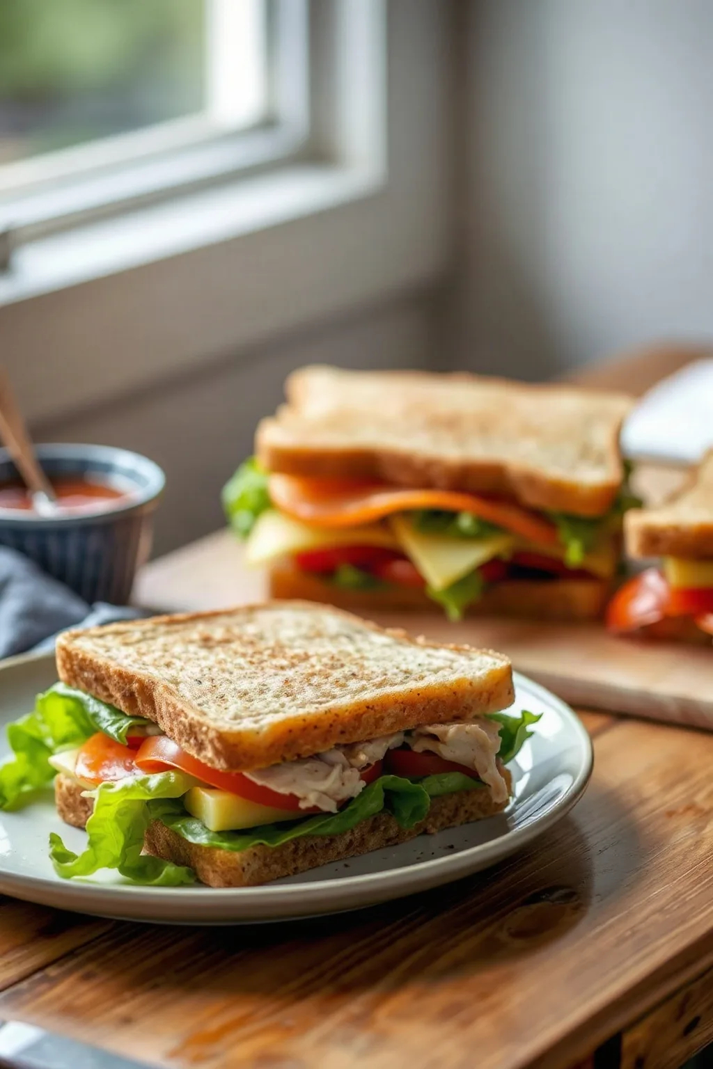 Tangy Turkey and Swiss Sandwiches