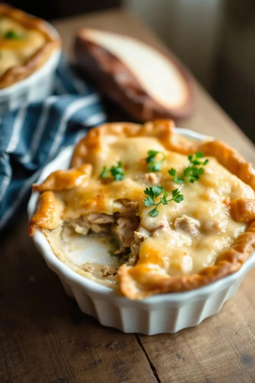 Pastel de Pollo Clásico Canadiense
