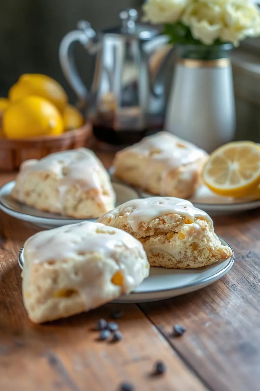 Exquisitos Scones de Limón
