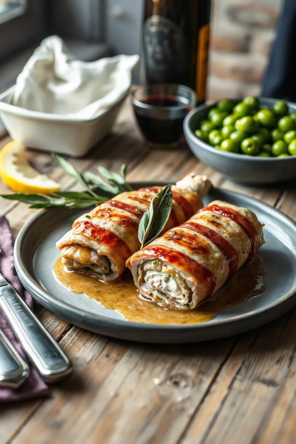 Saltimbocca de Cerdo Clásico