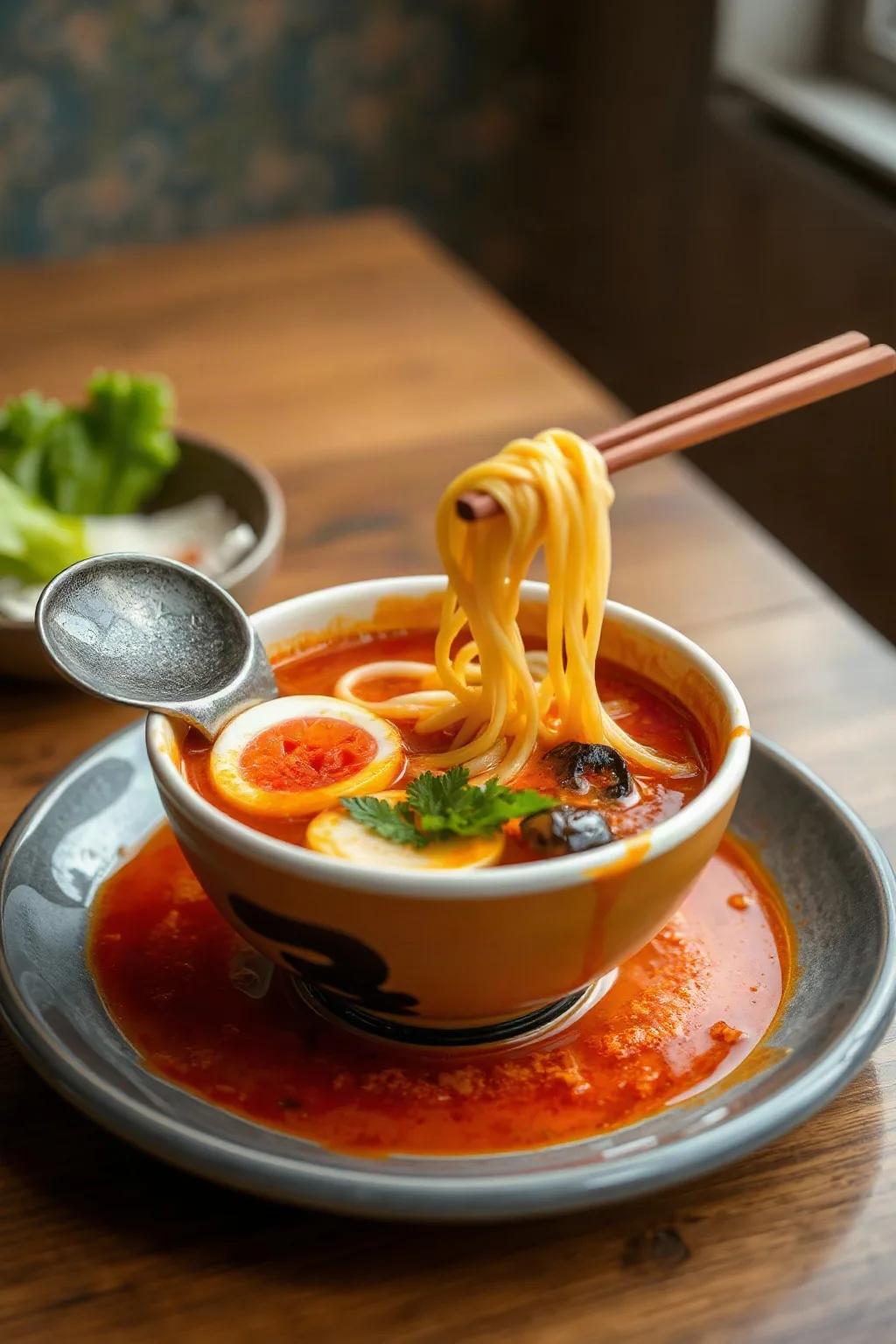 Sopa Picante Tan Tan con Fideos Tantanmen