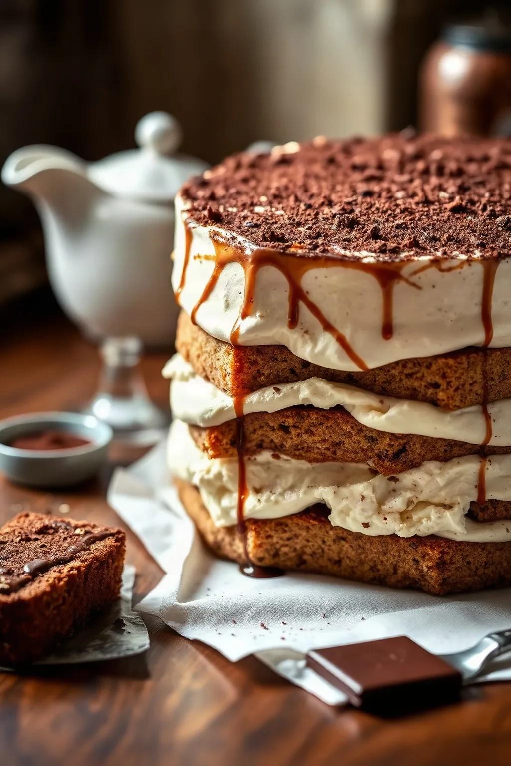 Decadent Tiramisu Layer Cake