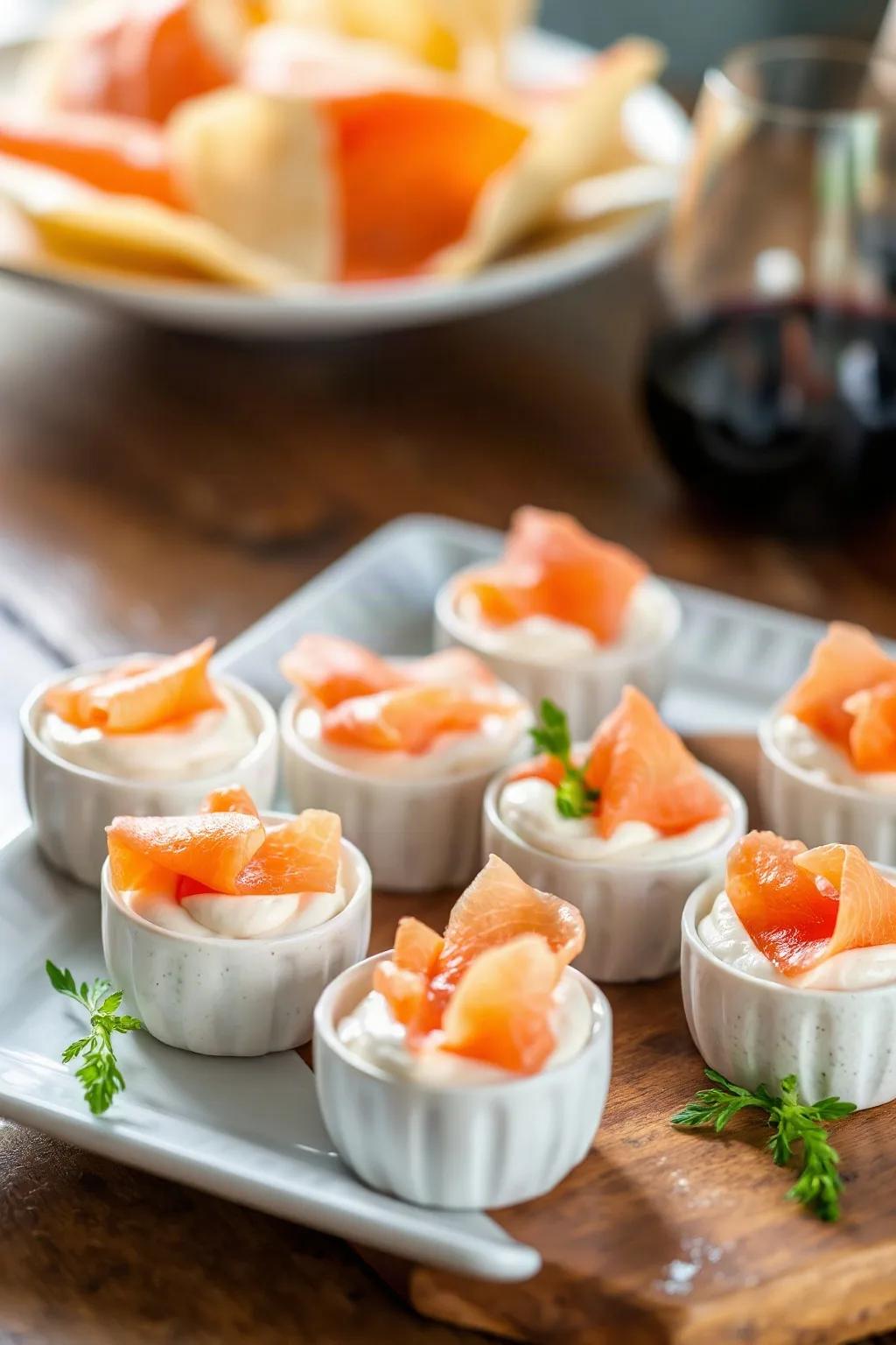 Mousse de Salmón Ahumado para Aperitivos Elegantes