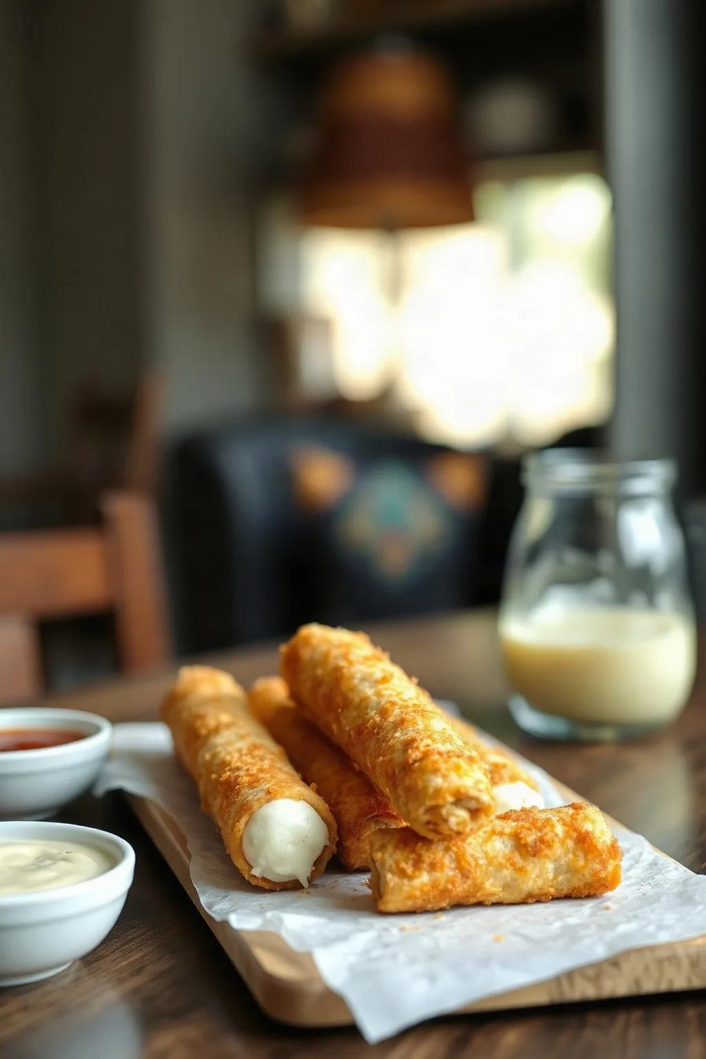 Bâtonnets de mozzarella sans gluten