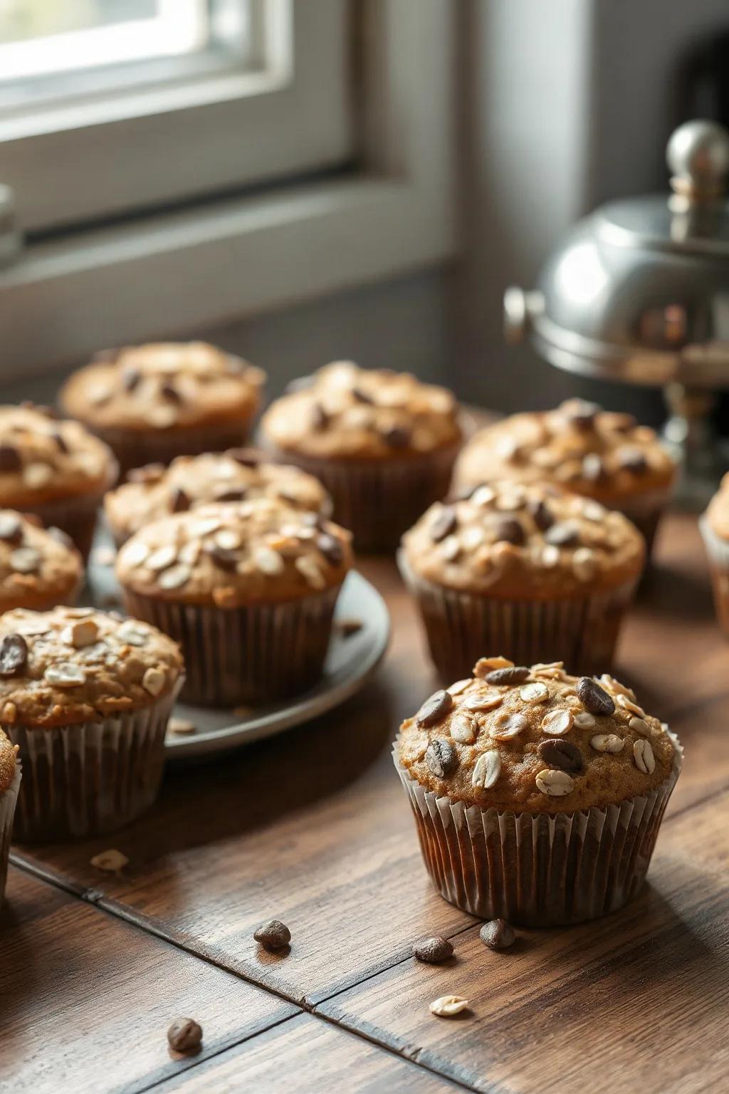 Muffins de Avena Integral