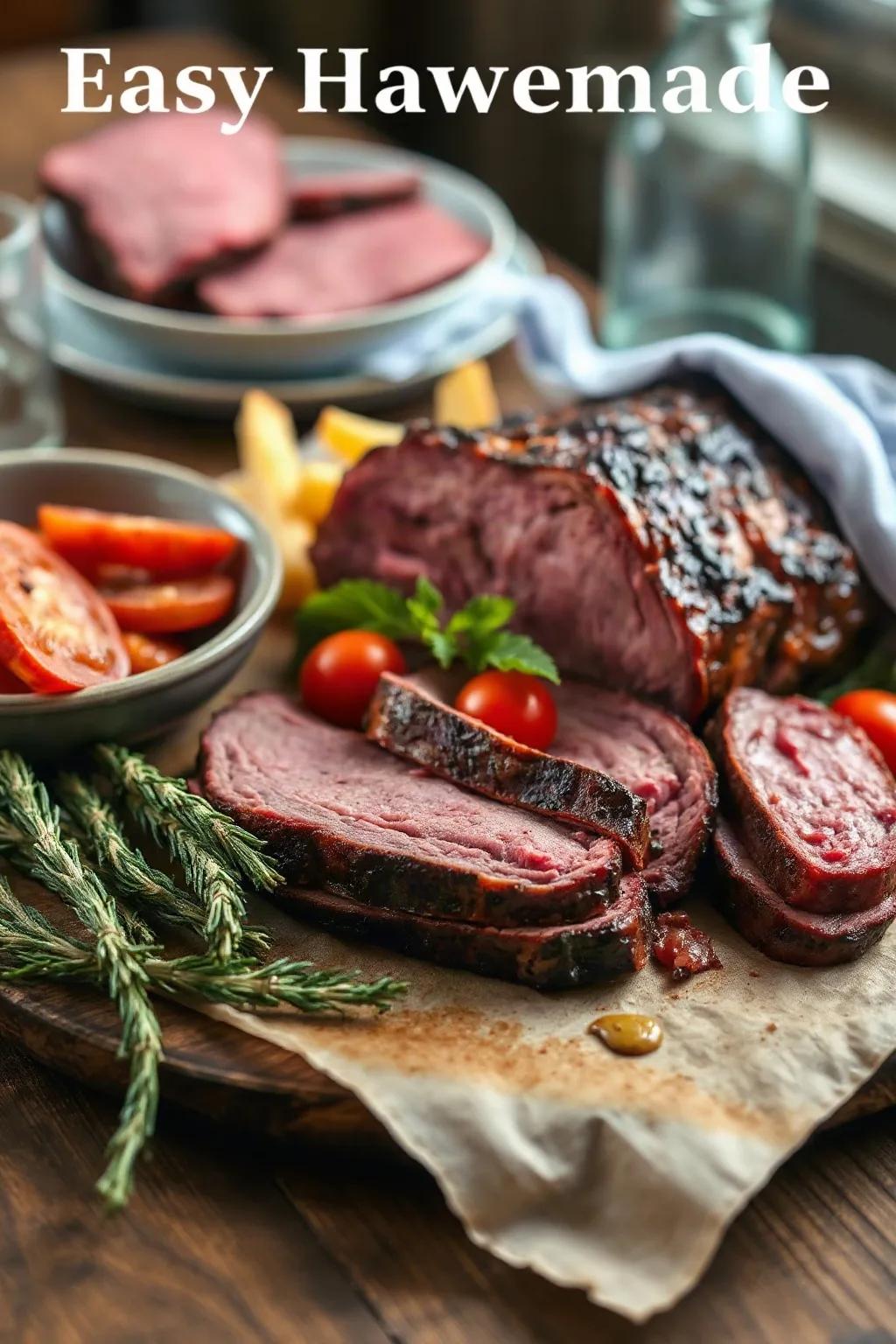 Easy Homemade Pastrami