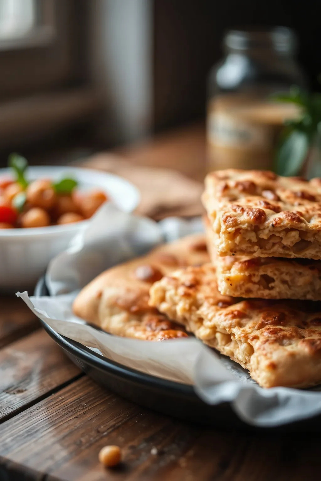 Farinata: Pan de Garbanzo Italiano