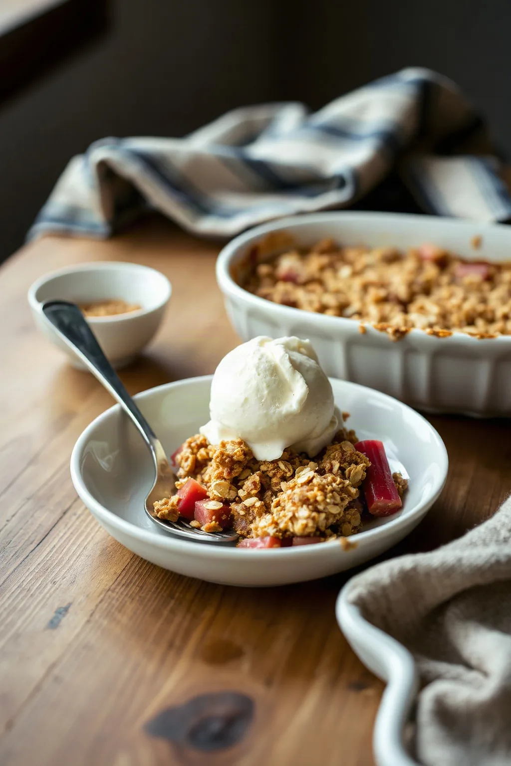 Classic Rhubarb Crunch
