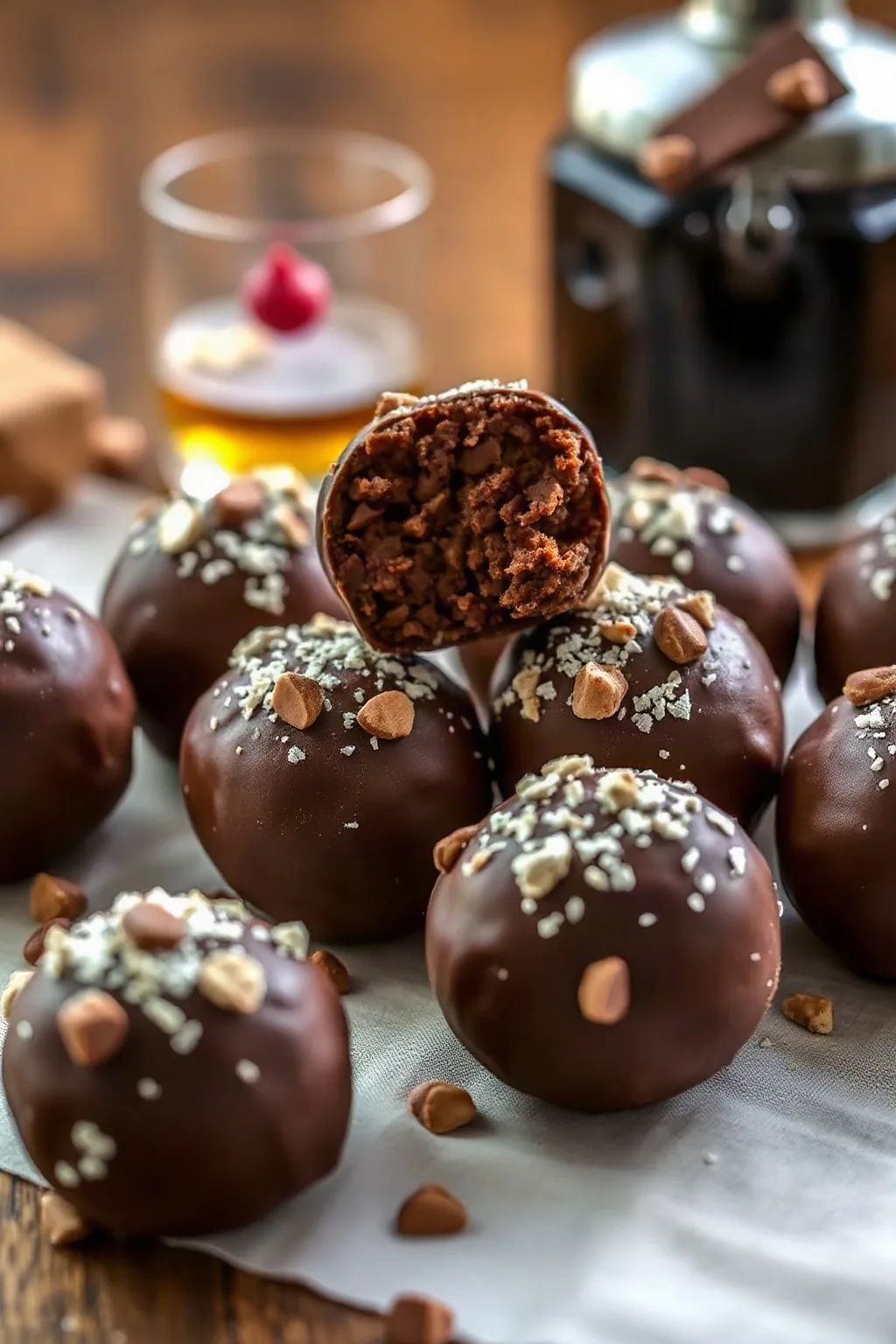 Trufas de Chocolate con Ron