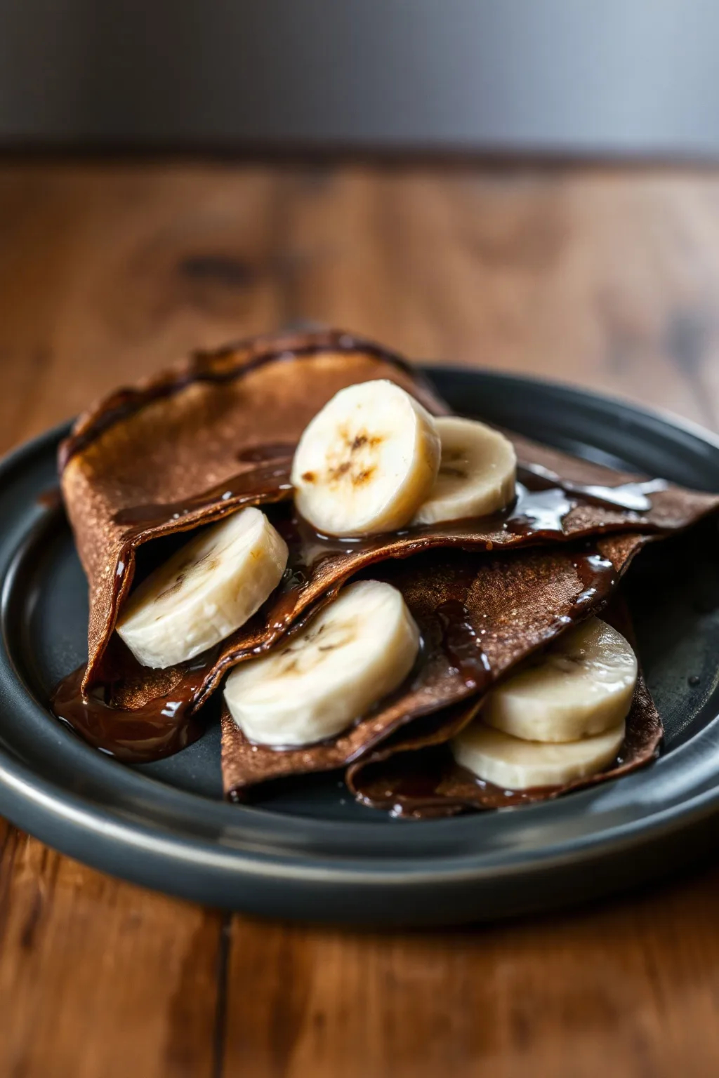Crepas de Chocolate y Plátano
