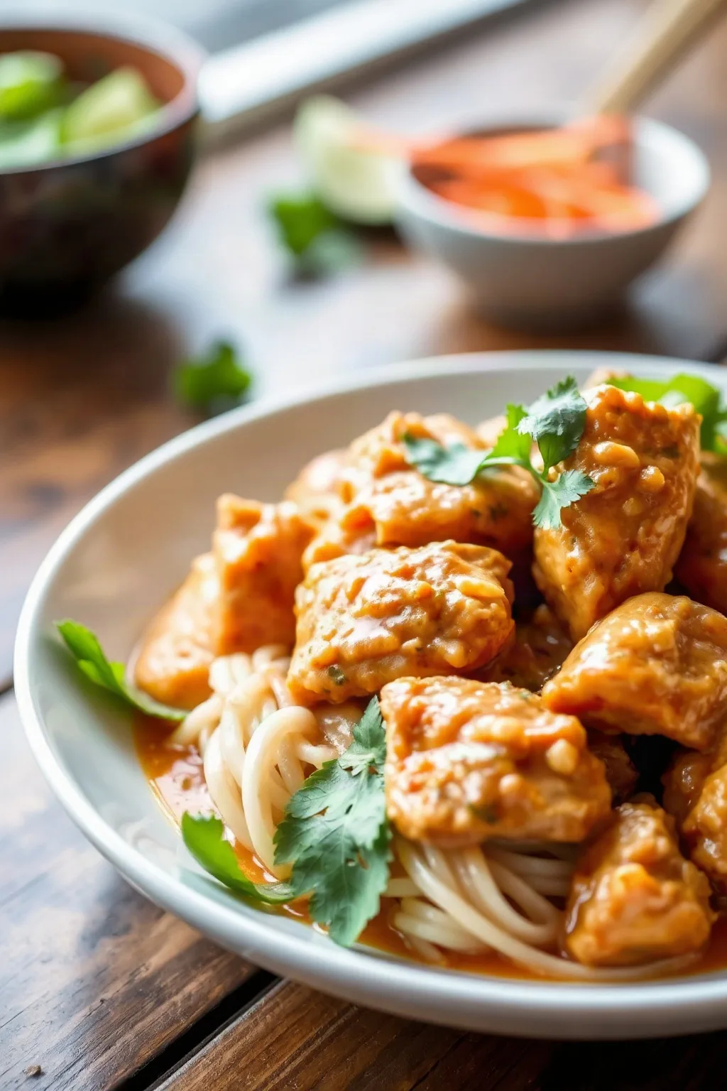 Poulet Thaï à la mijoteuse préféré de Frank