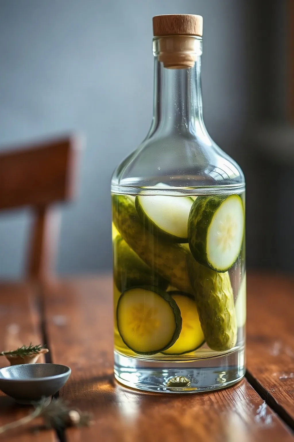 Vodka Maison aux Cornichons à l'Aneth