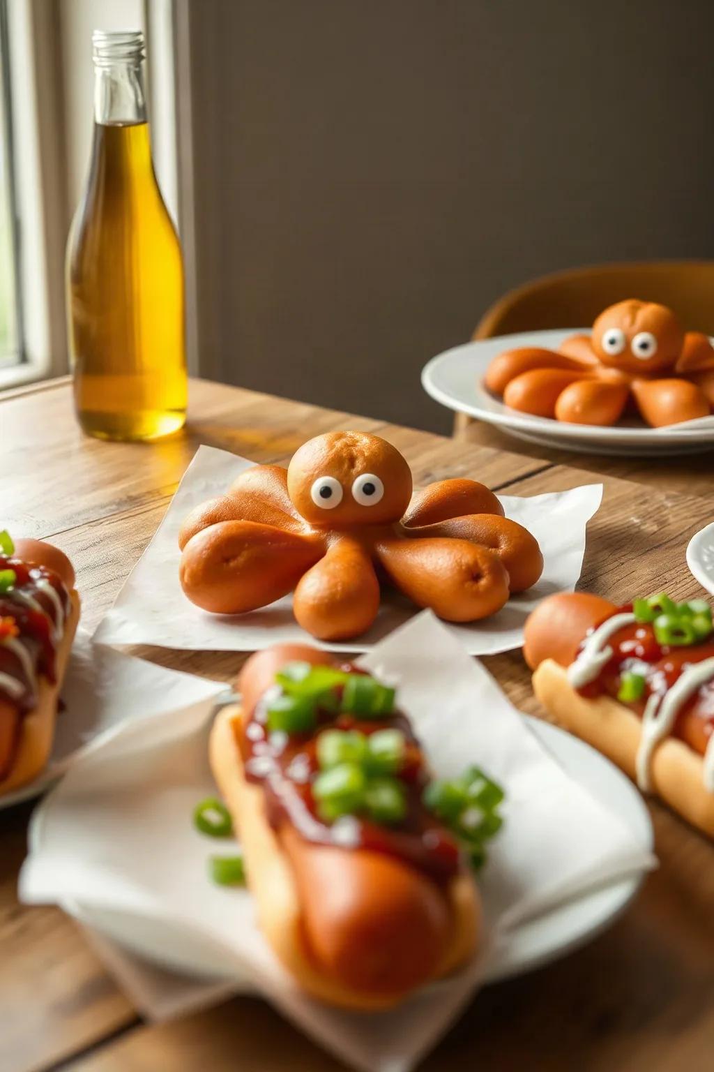 Divertidos y Fáciles Pulpo-Perros para Niños