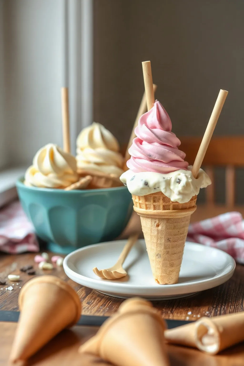 Délices en Cornet de Crème Glacée Faciles pour Toute Fête
