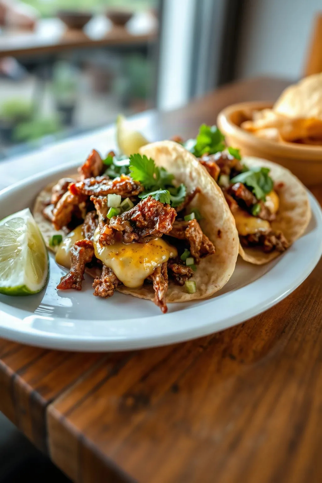 Authentic Mexican Birria Quesa Tacos