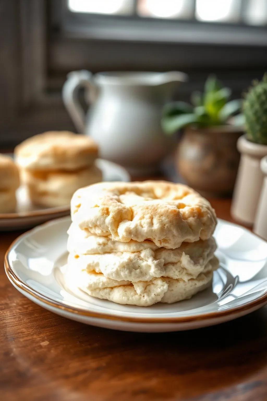 Fluffy Cream Biscuits Recipe