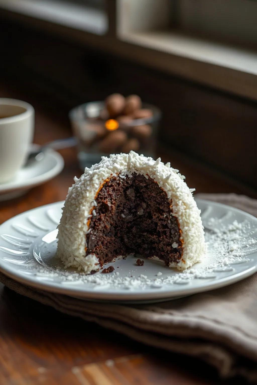 Gâteau Boule de Neige Décadent