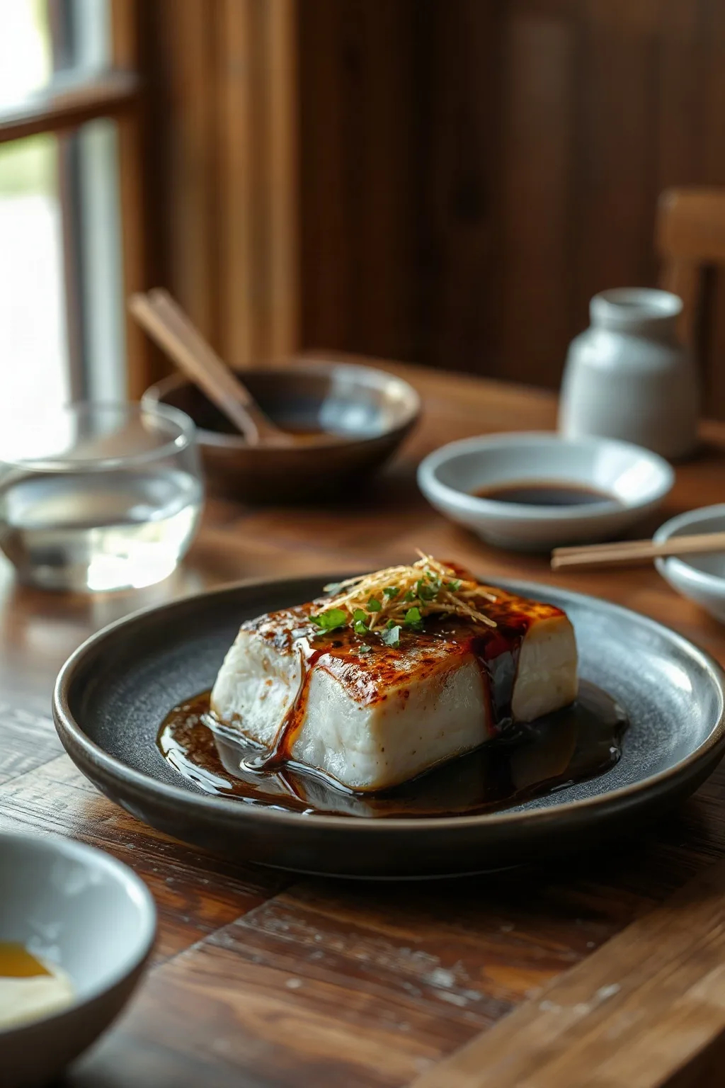Miso and Soy Chilean Sea Bass