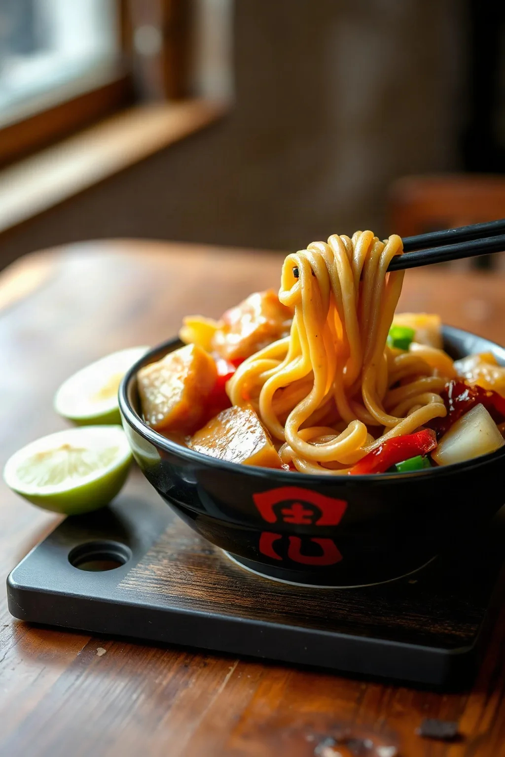 Authentic Yaki Udon Noodles