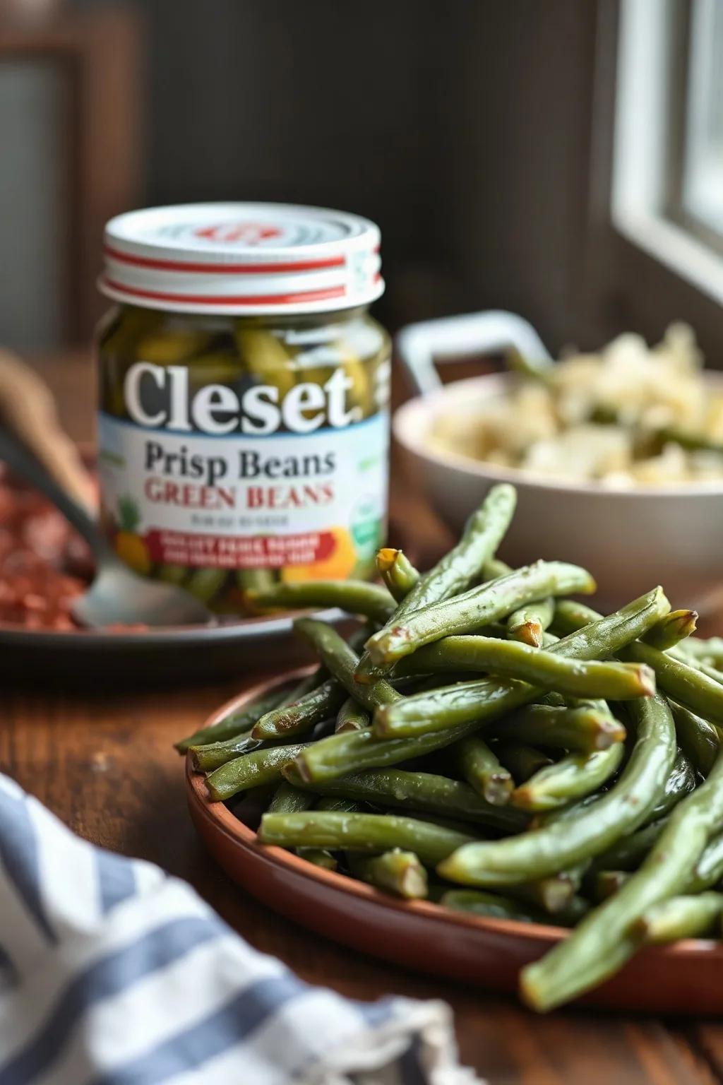 Crisp Pickled Green Beans