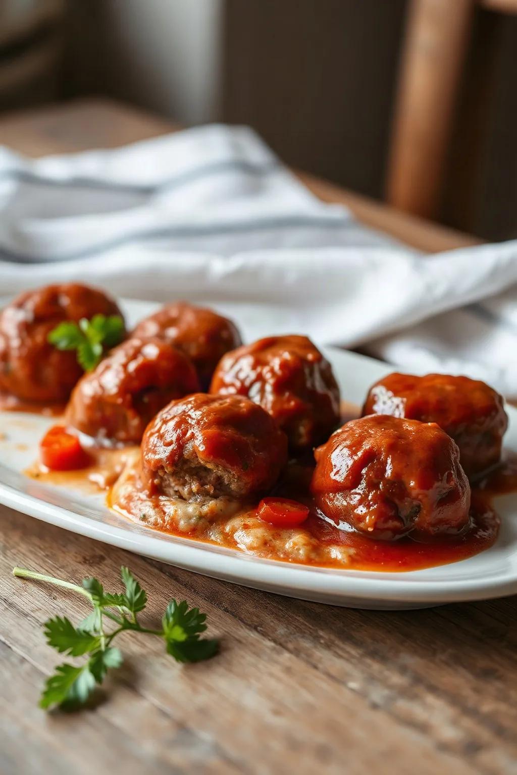 Boulettes de Viande Italiennes aux Trois Viandes