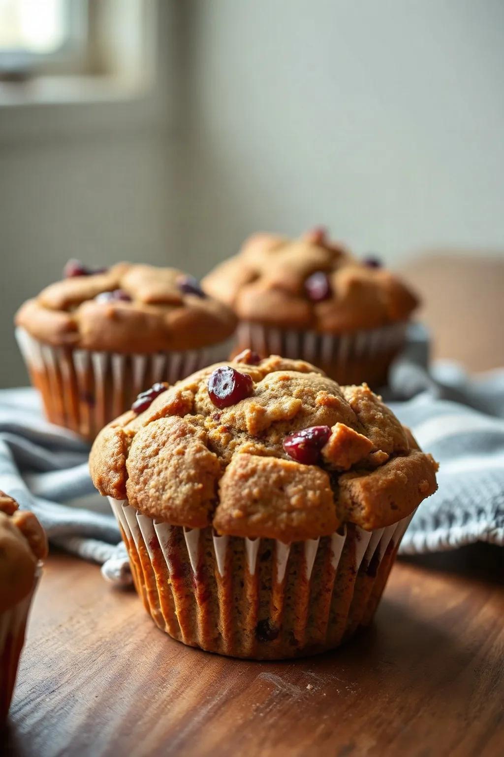 Delicious Cran Bran Muffins
