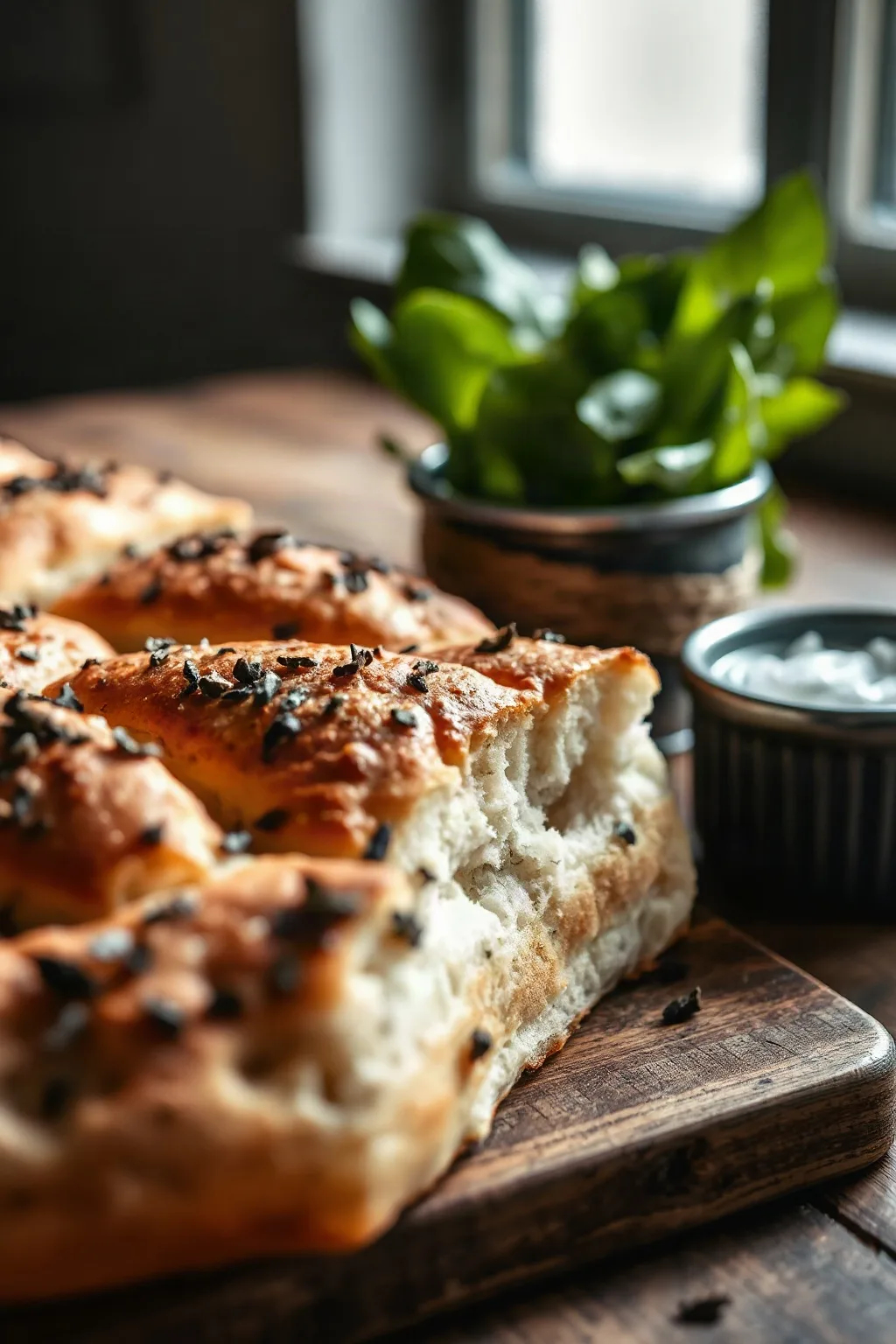Focaccia Sin Levadura Exquisita