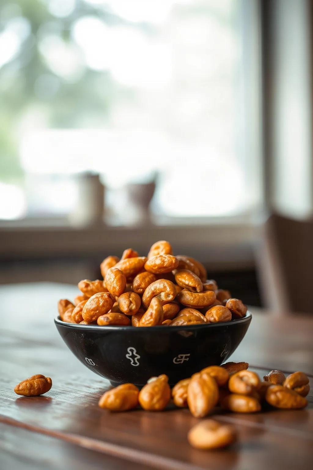 Sweet Salty Spicy Party Nuts