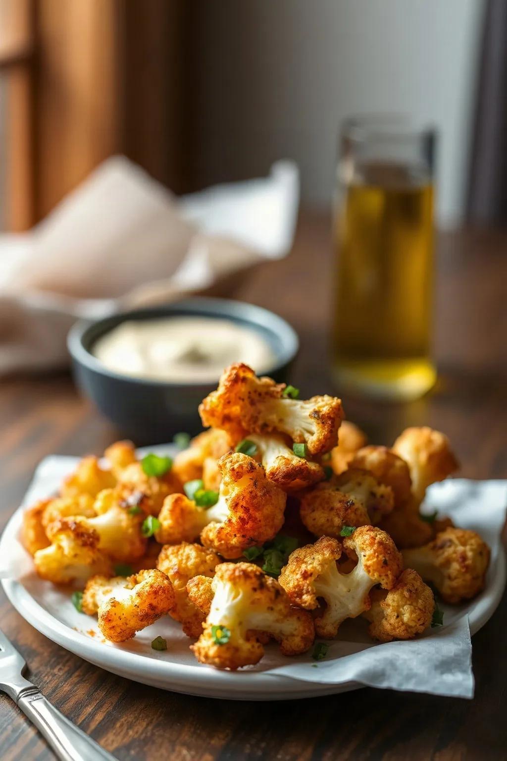 Crispy Baked Cauliflower Fries