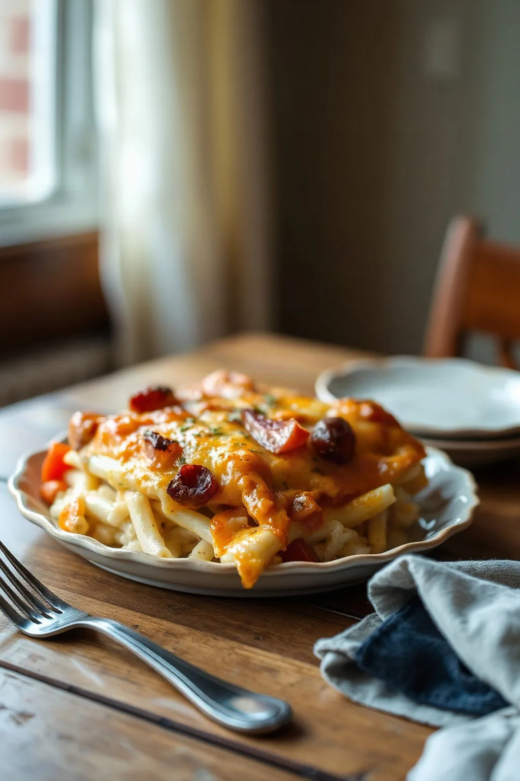 Christy's Awesome Hot Ham and Cheese Casserole