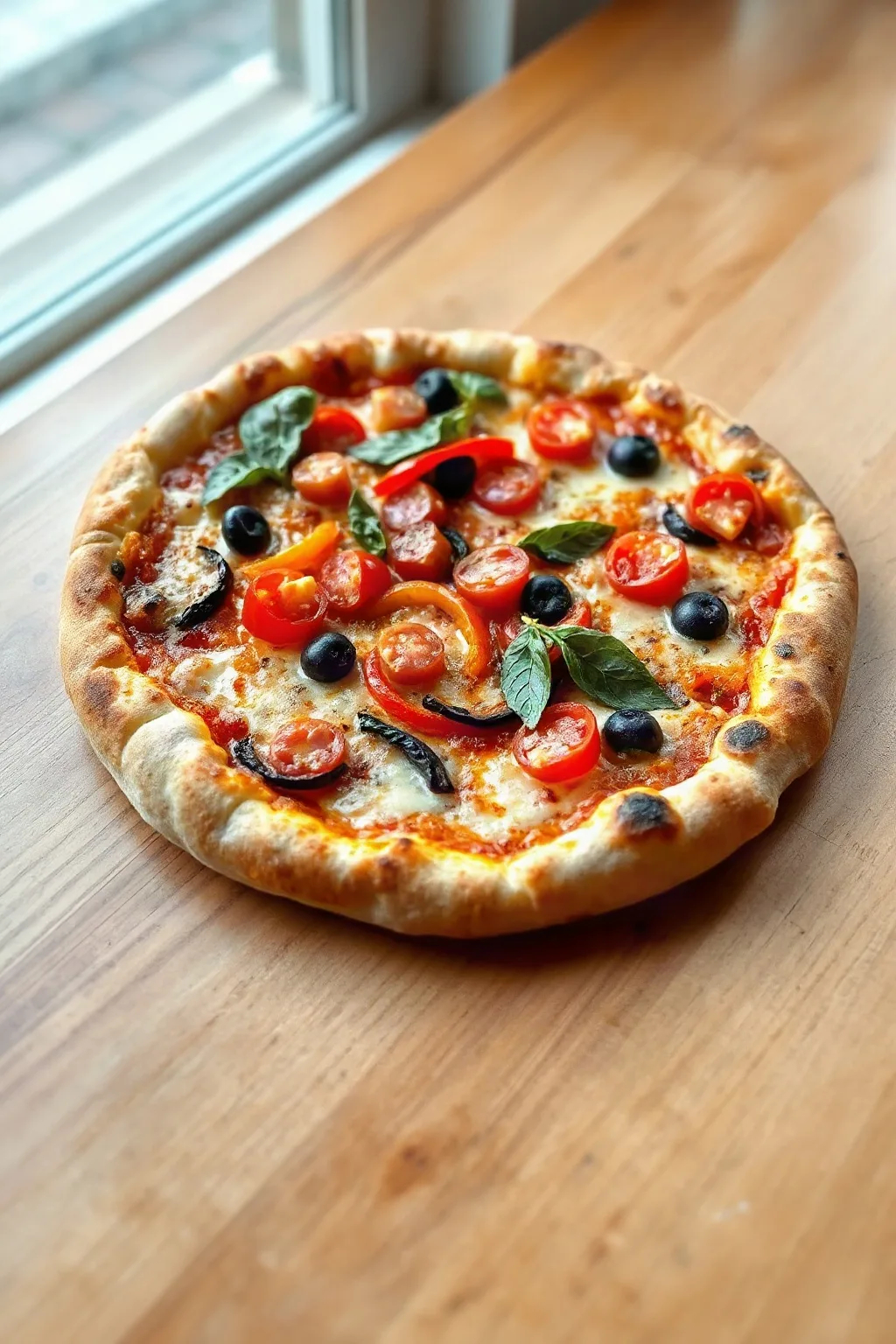 Ultimate Veggie Pizza with Homemade Dough
