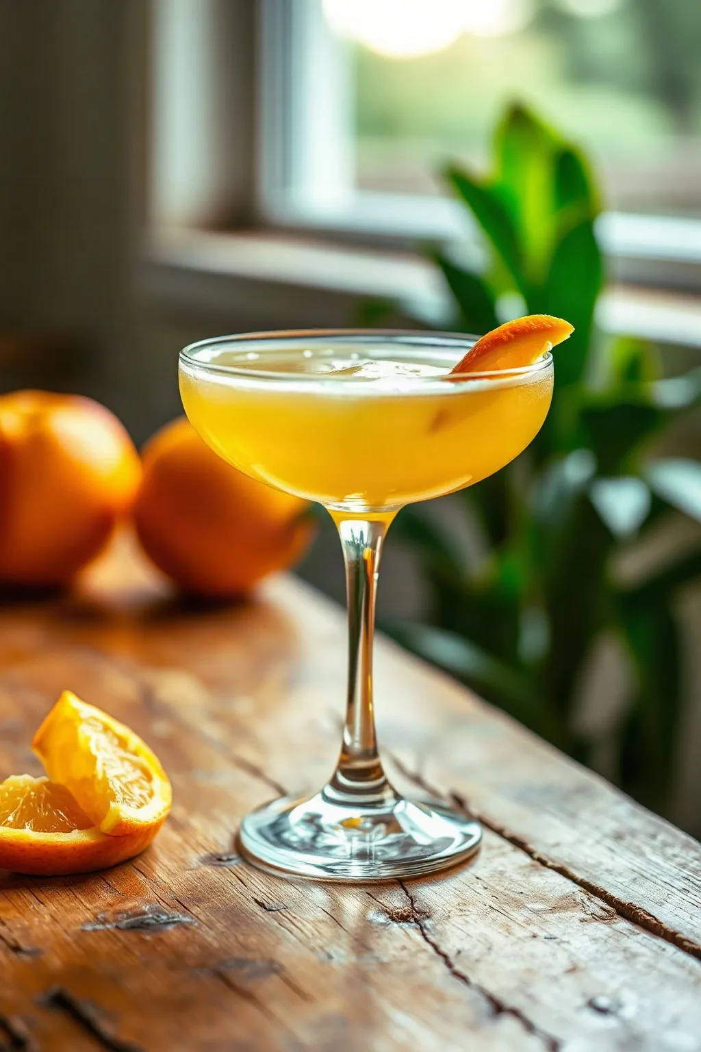 Refreshing Fuzzy Navel Cocktail