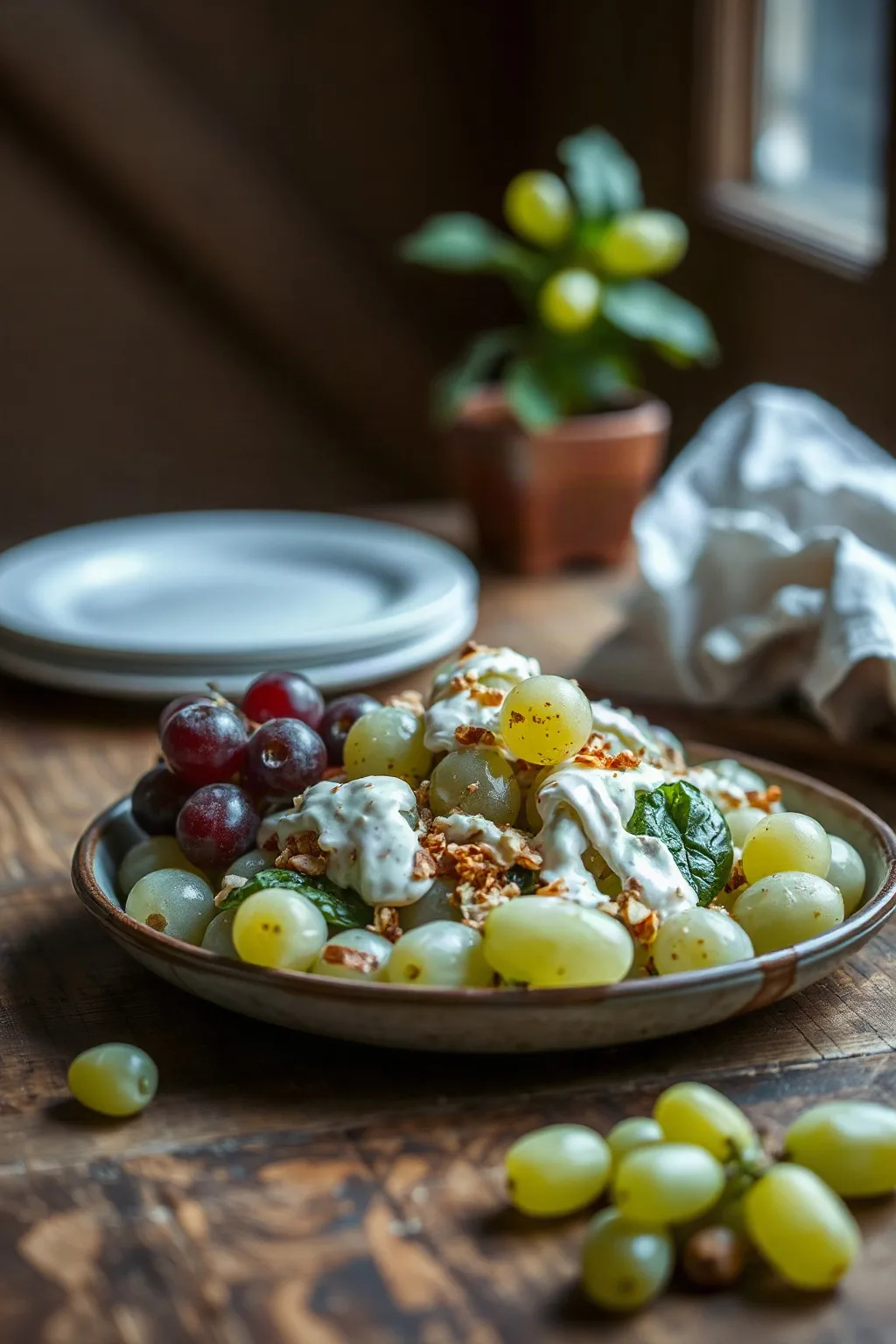 Refreshing Green Grape Salad