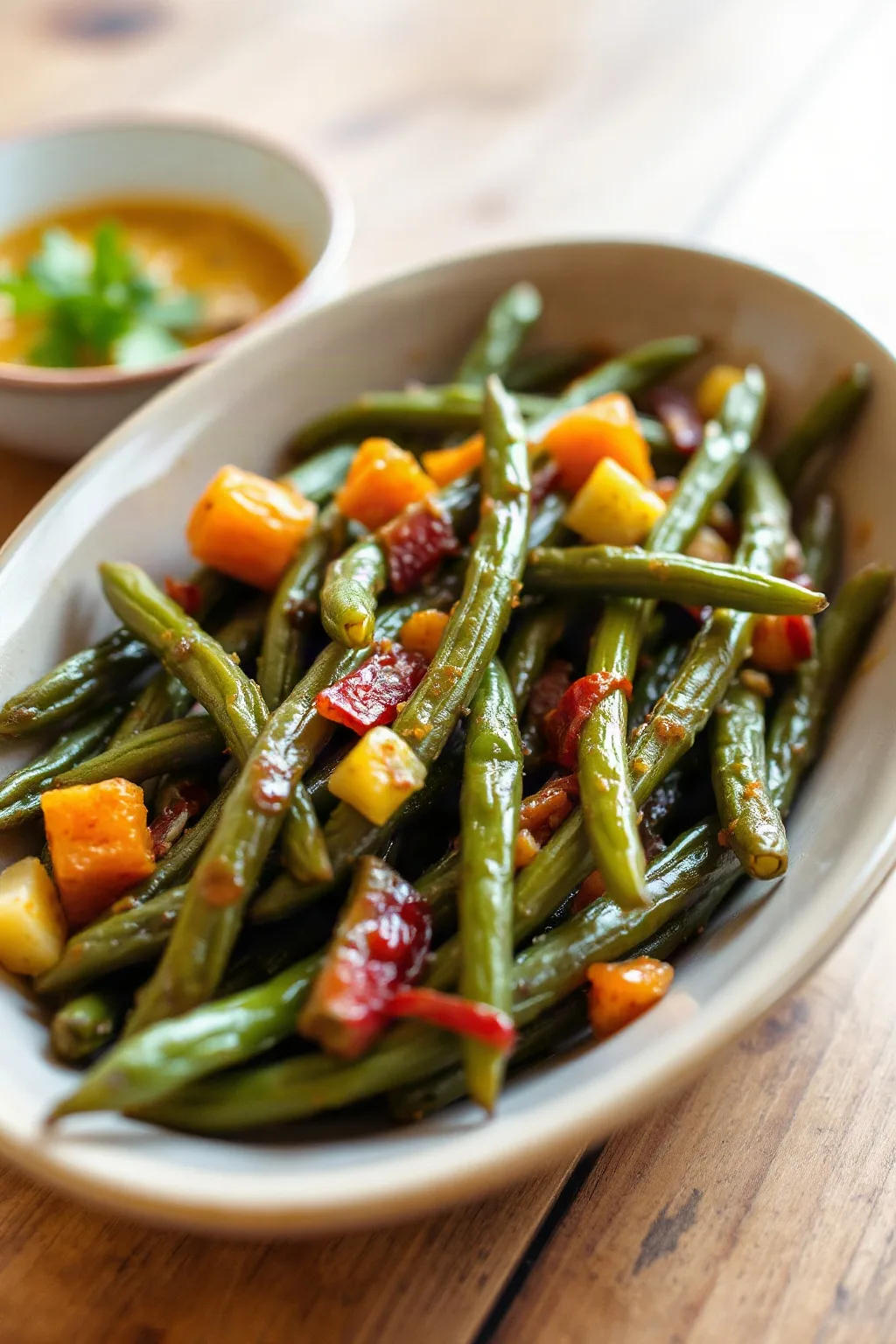 Haricots Verts Épicés à la Gujarati