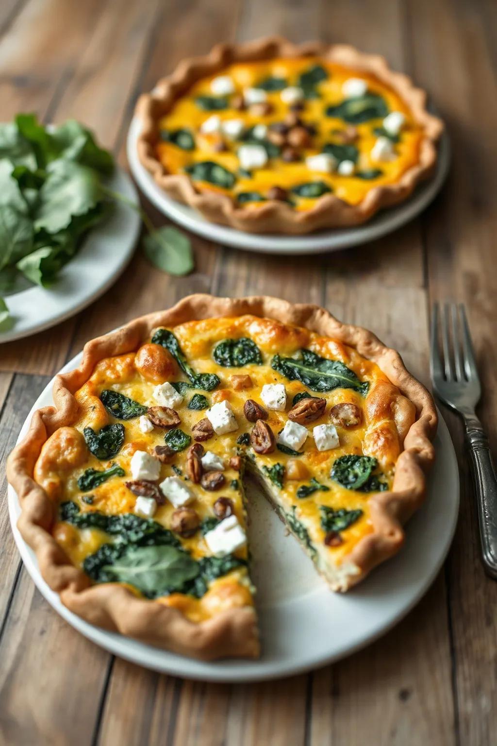 Quiche Santé aux Épinards et Feta
