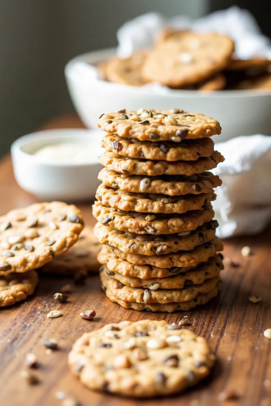 Receta Casera de Galletas Tipo Mary's Gone Crackers