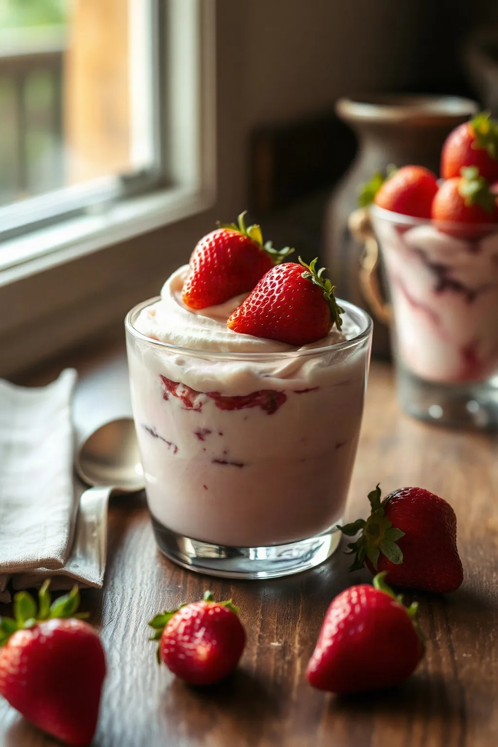 Délice de mousse aux fraises