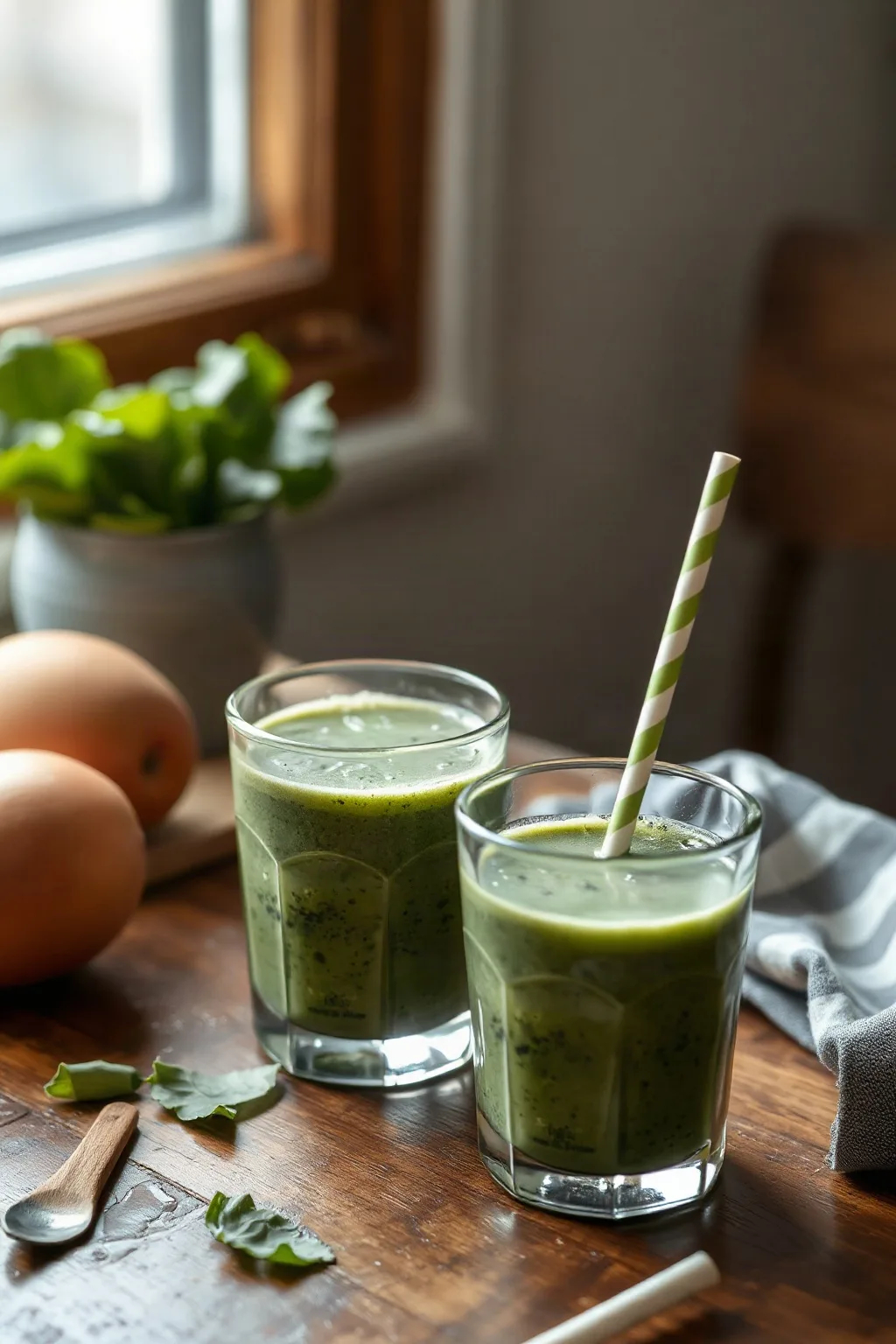 Batido Nutritivo de Espinacas y Kale