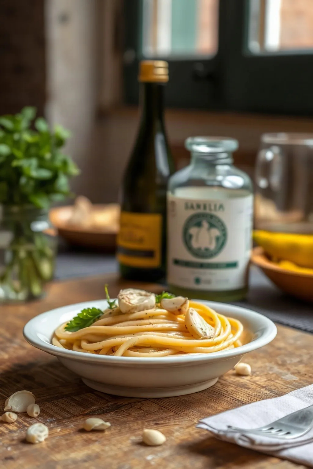 Classic Italian Pasta e Olio