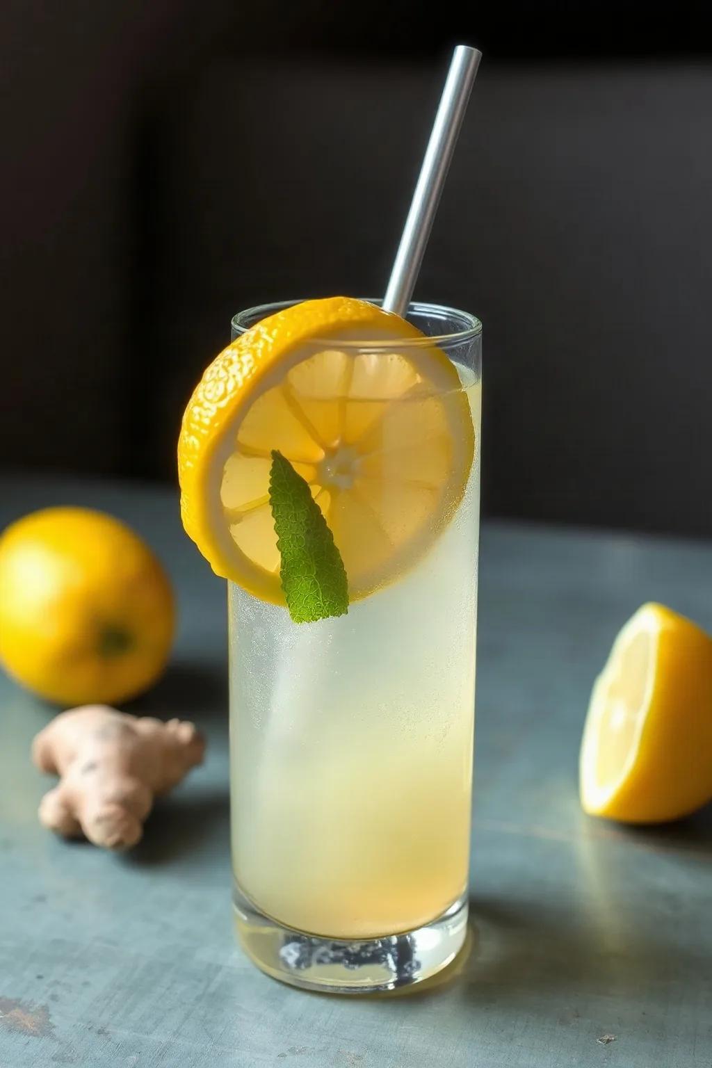 Refreshing Lemon Ginger Water