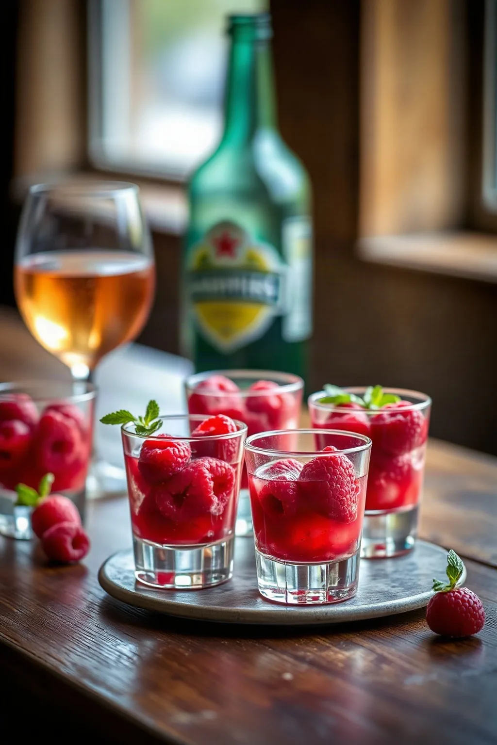Raspberry Party Shots