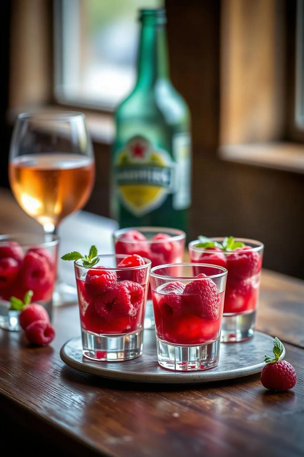 Shooter aux framboises