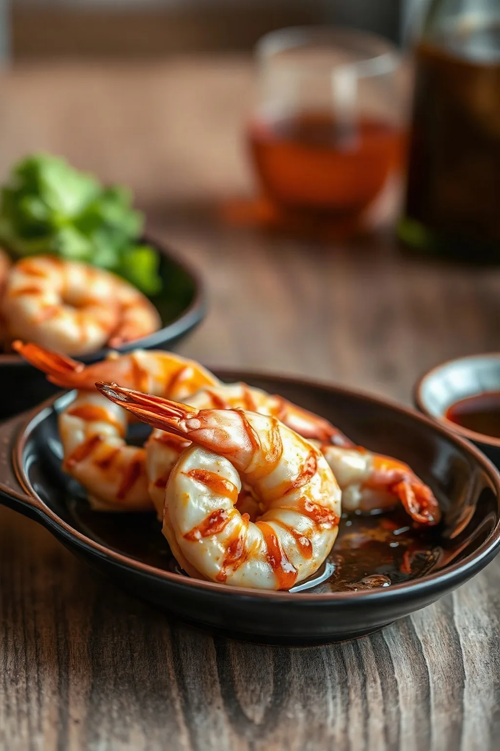 Crevettes Grillées Teriyaki