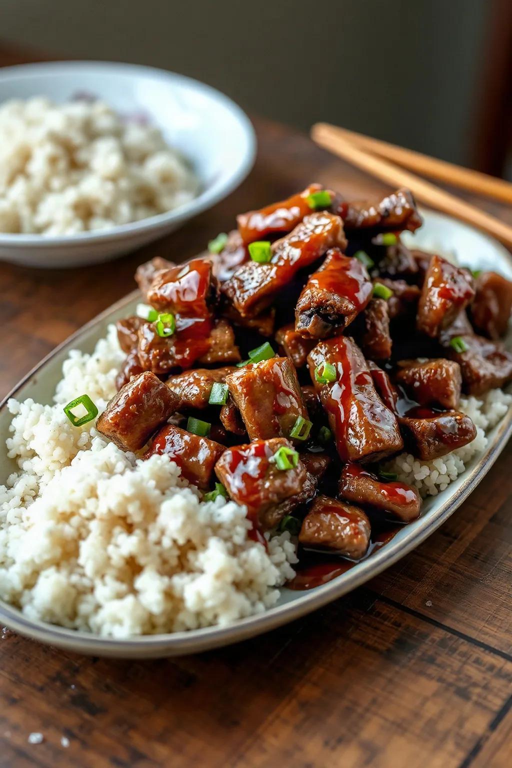Carne de Res al Jengibre Crujiente: Un Favorito Canadiense